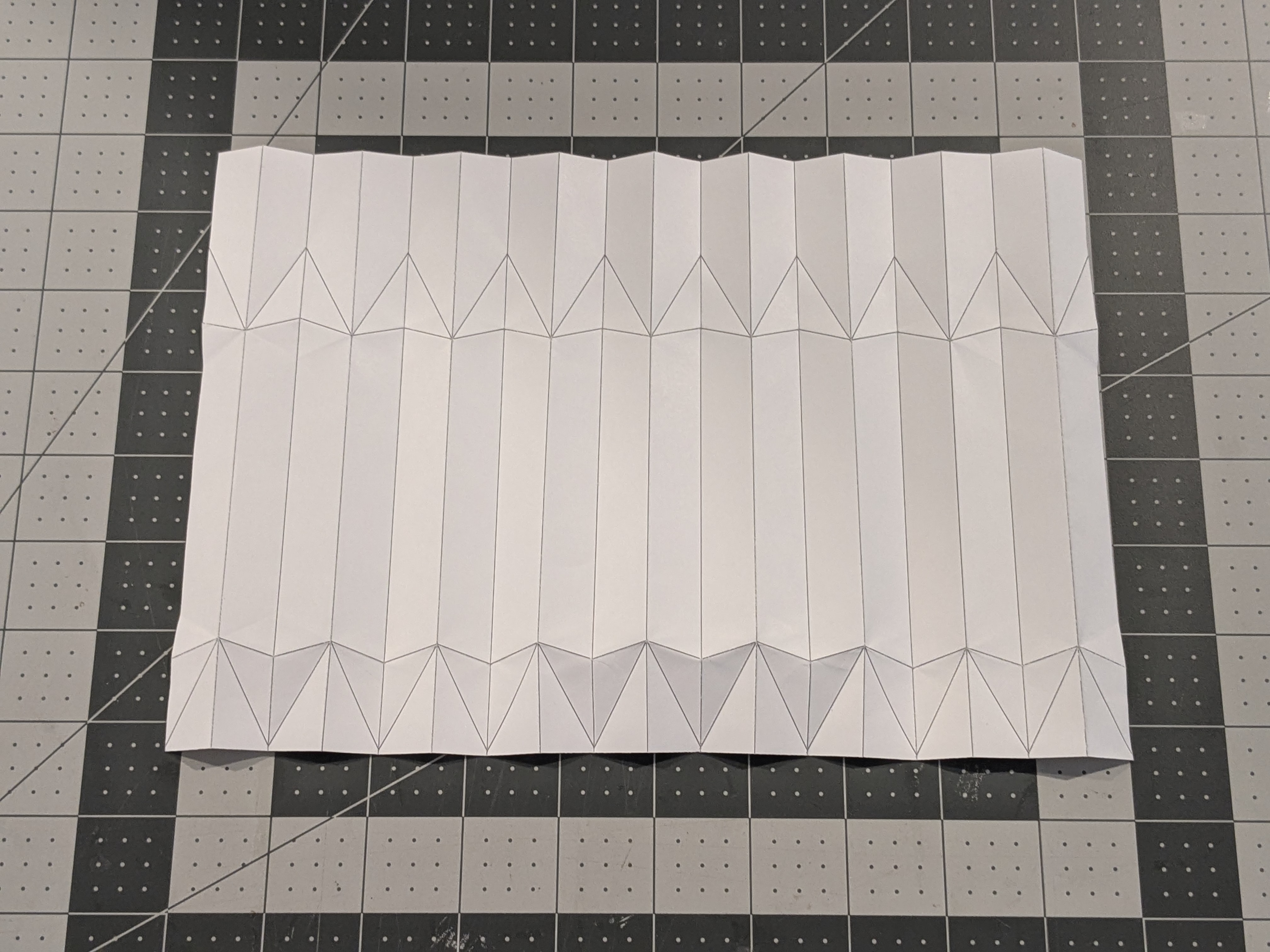 Score and crease the paper