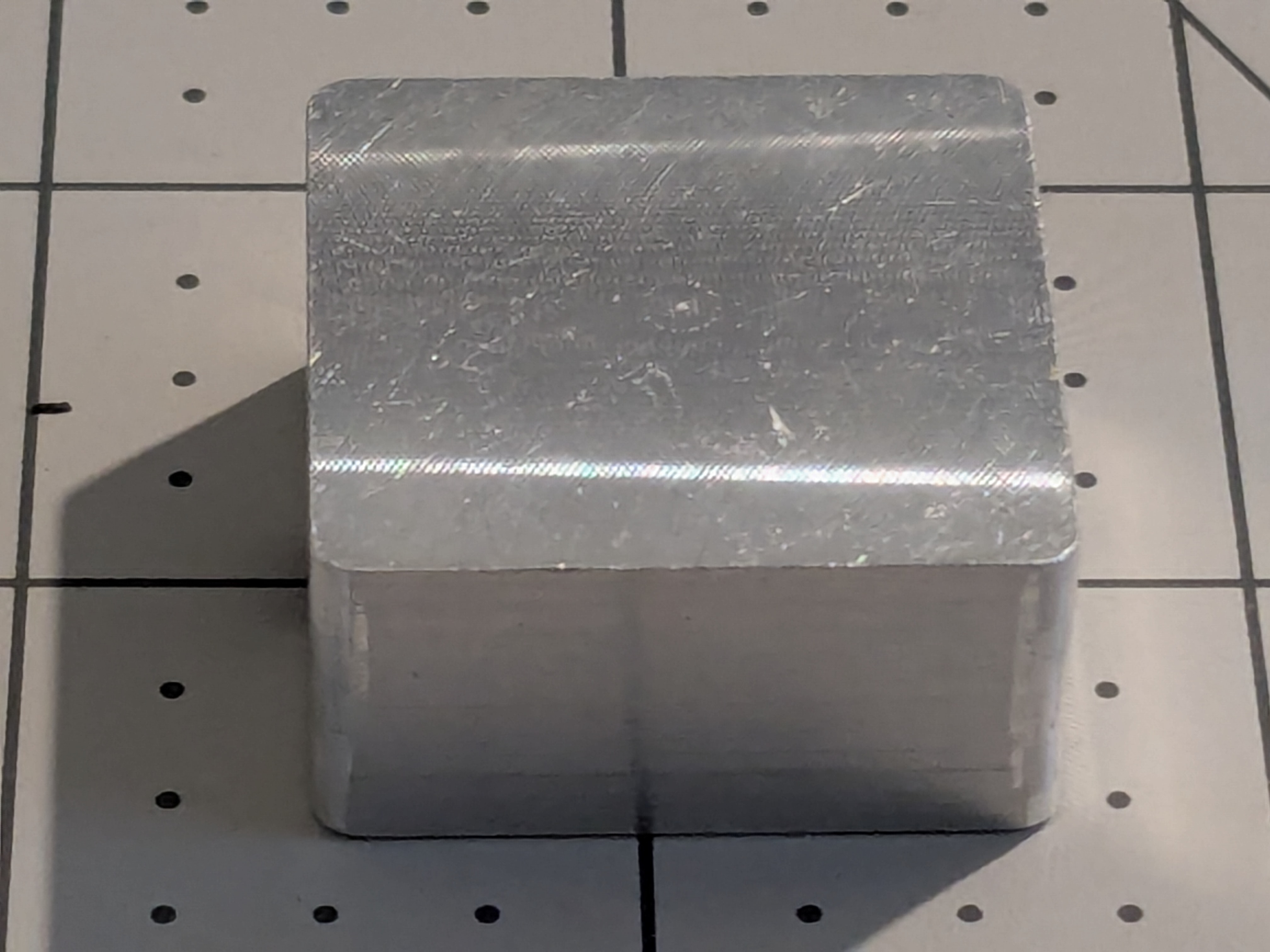 Probe wear at the center