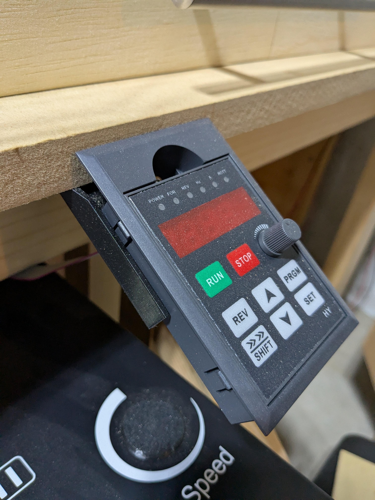 Display relocation bracket