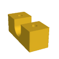 Clip for the spindle cable