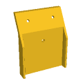 Bracket for the remote VFD panel